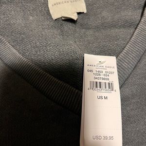 American Eagle crop crew neck sweatshirt